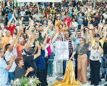 Povoado Tapagem  contemplado com praa e quadra poliesportiva